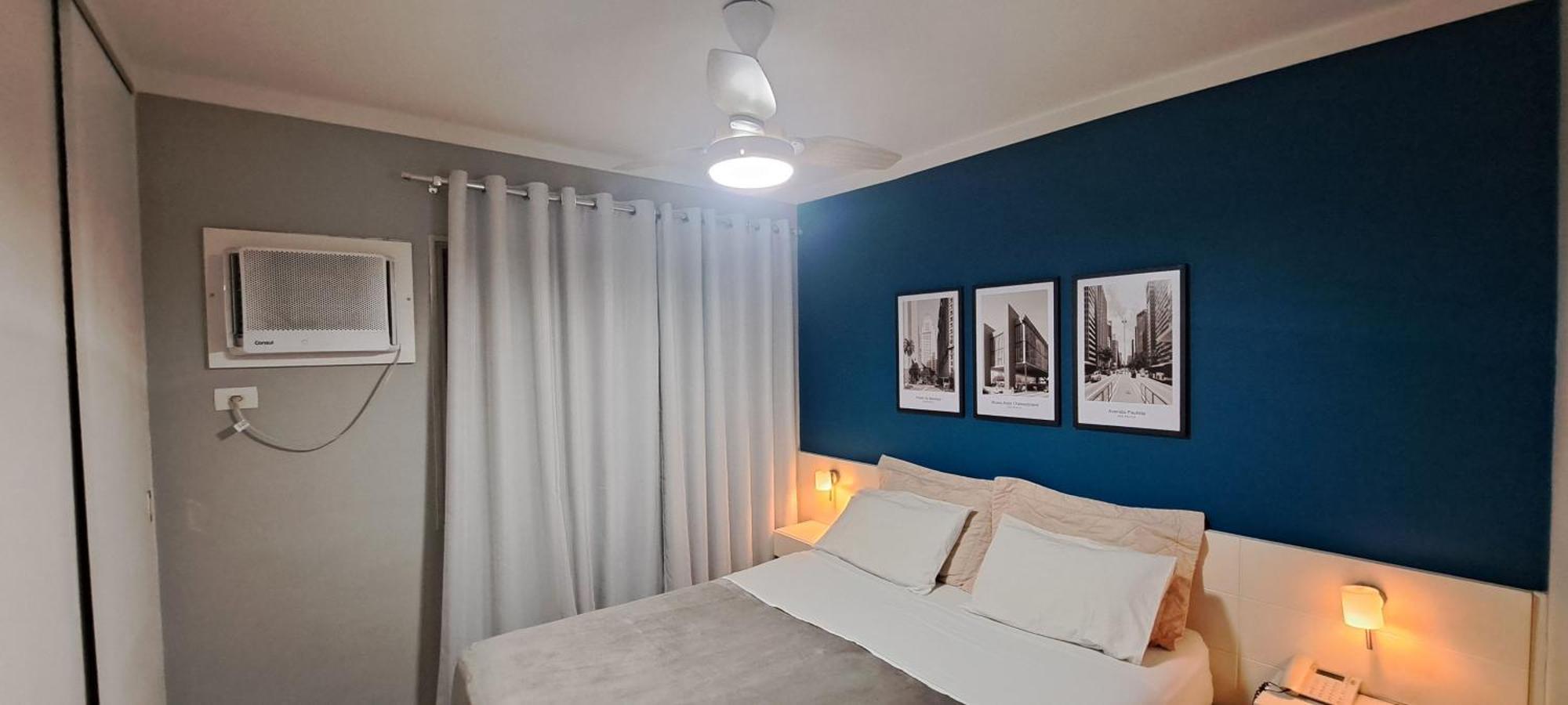 Flat Confortavel - Academia - Piscina - Garagem - Melhor Localizacao Do Itaim Bibi São Paulo Kültér fotó
